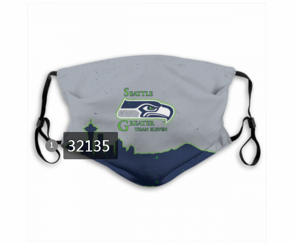 NFL 2020 Seattle Seahawks #34 Dust mask with filter